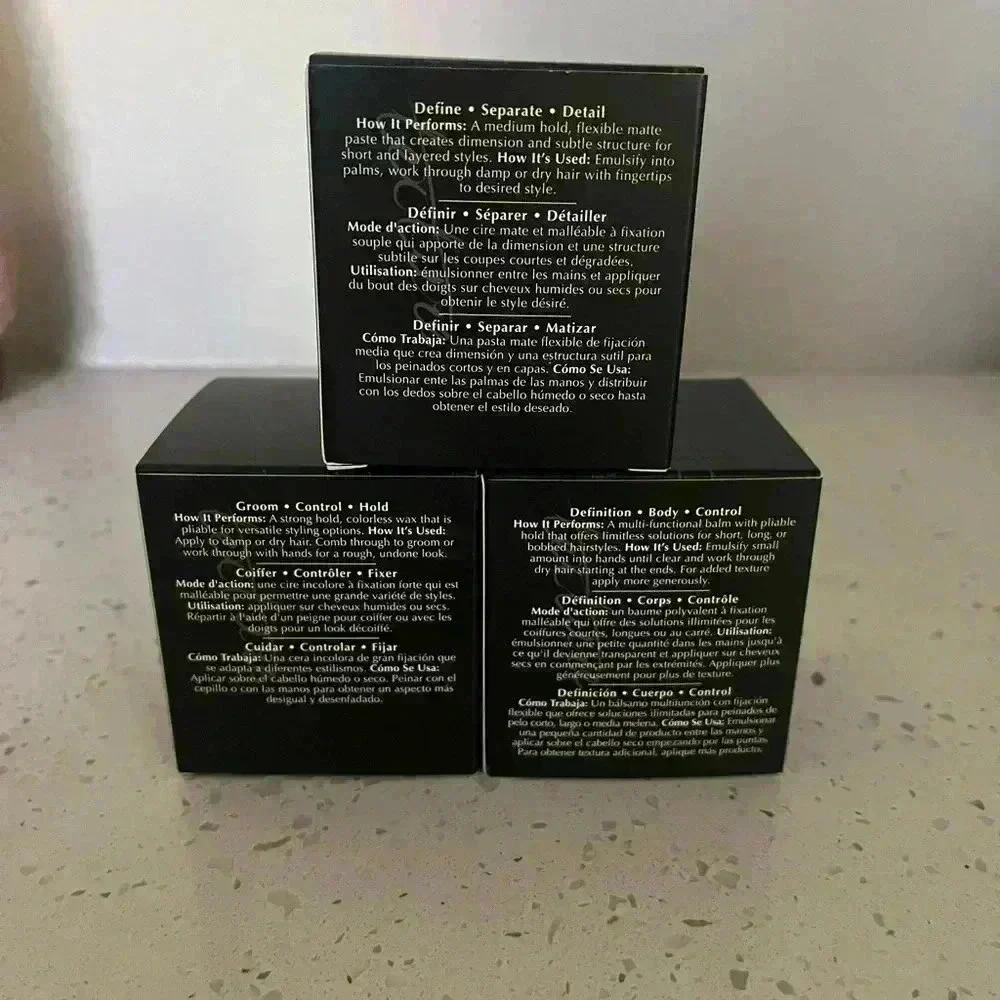 ECRU New York Haircare Styling Balm, Wax, & Define Paste NIB